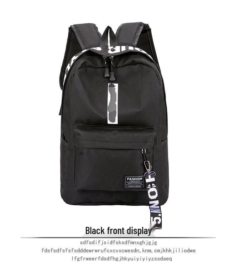 2024 Korean Style Large Capacity Canvas Backpack for Students