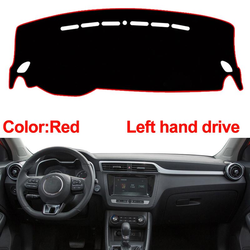 TAIJS Car Dashboard Cover For MG ZS Dash Mat Dash Pad Sun Shade DashMat Dash Board Cover Carpet Auto Car Styling Car Protector красный