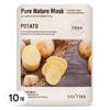 Anskin Chicris Pure Nature Mask Pack Potato 25ml, 1 Sheet, 10 Pcs