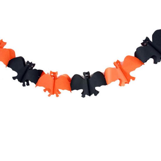 

1 Тянуть Хэллоуин Подвесная Гирлянда Праздничное Торжество Простая Установка Ужасающая Украшение Бумага G