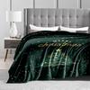 Christmas Tree with Starry BackgroundFlannel Blanket for Bedroom, Living Room, Sofa, and Nap