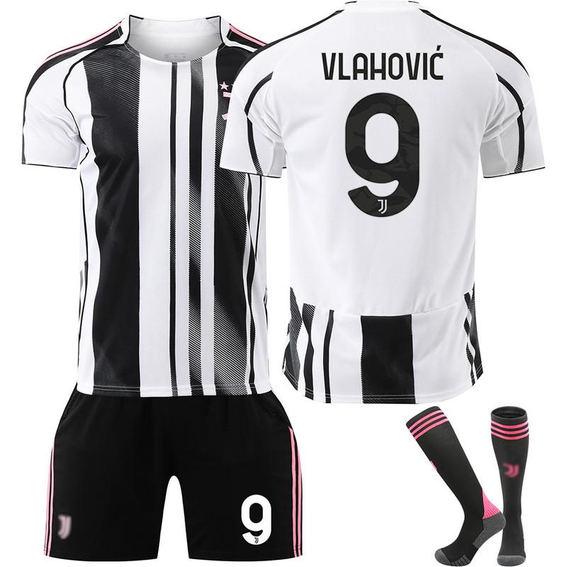 Maglia da Calcio Juventus Casa 25-26 per Bambini e Adulti VLAHOVIC #9