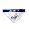 Official MLB Los Angeles Dodgers Shohei Ohtani Reversible Bandana for Dogs, Sizes S-M, Pets