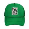 Japanese Samurai Cat Casual  Mesh Baseball Cap Dad Hat Hip Hop Snapback Cap