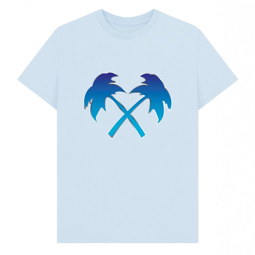 Trainer Spotter Unisex Adult Fade Cross Palms T-Shirt