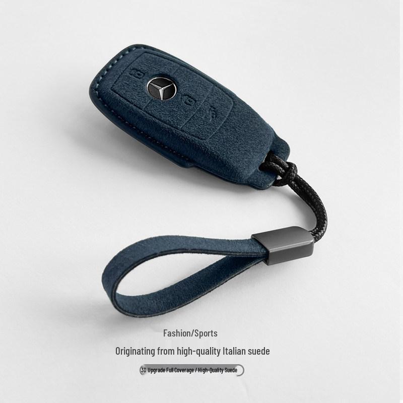 Mercedes Key Case: Compatible with 24 Models Including C260L, E300L, GLC, GLE, S-Class, GLA Car Key Shell Buckle