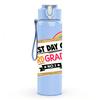 1PC First Day Third Grade Kids Art 750ml Color Plastic Sports Water Bottle Leakproof Flip Straw Lid Suitable for Sports Office Home Use