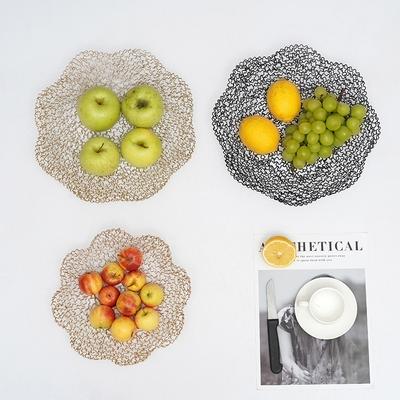 Moderner kreativer Wohnzimmer-Couchtisch Haushalt Net Red Snackbecken Aufbewahrung Obstplatte