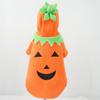 Dog Pumpkin Costumes Halloween Pet Funny Transformation Clothes Puppy Warm Outfits Fleece Hoodie Durable Pet Cosplay Dress