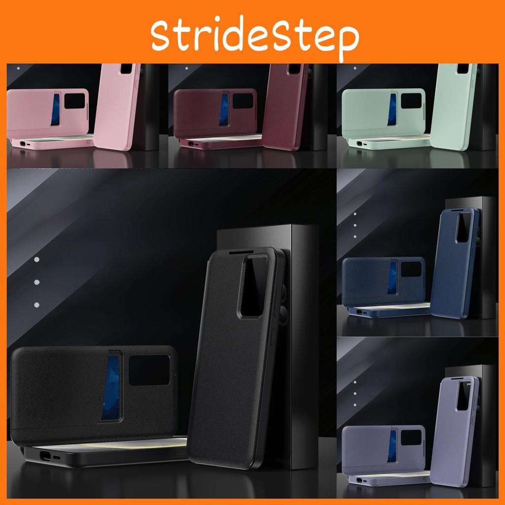 View Smart Window Leather Phone Case With Card Slot For Samsung Galaxy 5g S25