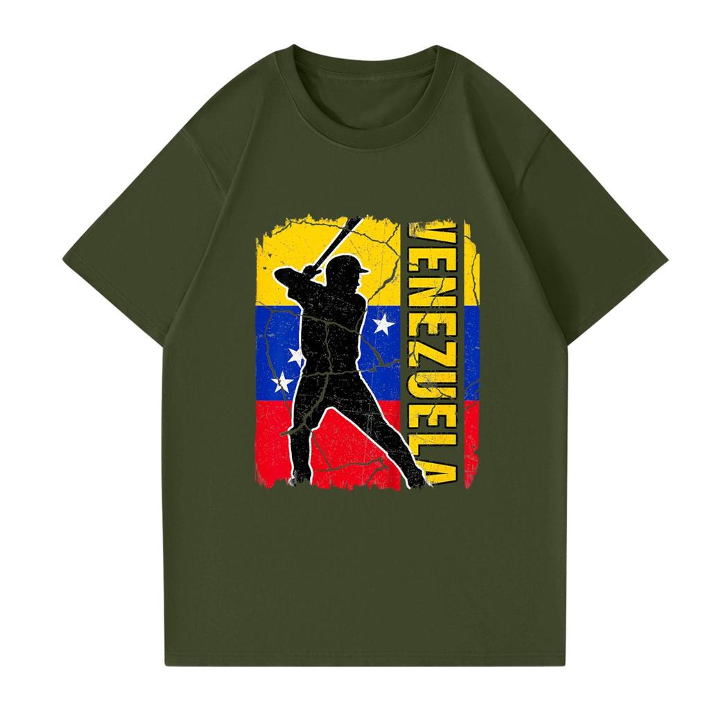 Modisches rundhalsiges lässiges bedrucktes kurzärmeliges T-Shirt Top für Damen und Herren