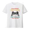 Mens A Day Without Video Games Is Like Funny Gamer Gaming T Shirt White Large Vintage Washed Versatile Fashion Homme Stretched