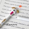 Dog Theme Cat and Dog Gel Pens Quick-Drying Fine Tip Writing Pens Plastic Material 1.1mm Stationery Pens Office Use
