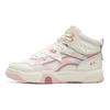 Li Ning Kids Synthetic Leather Comfortable Non-Slip Shock Absorbing Wear-Resistant Breathable High-Top Casual Shoes Kids Casual Shoes YKCU194-14