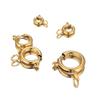 10pcs Gold Color Stainless Steel Round Claw Spring Ring Clasps Hooks for DIY Jewelry Making Necklace Connector Bracelet Supplies
