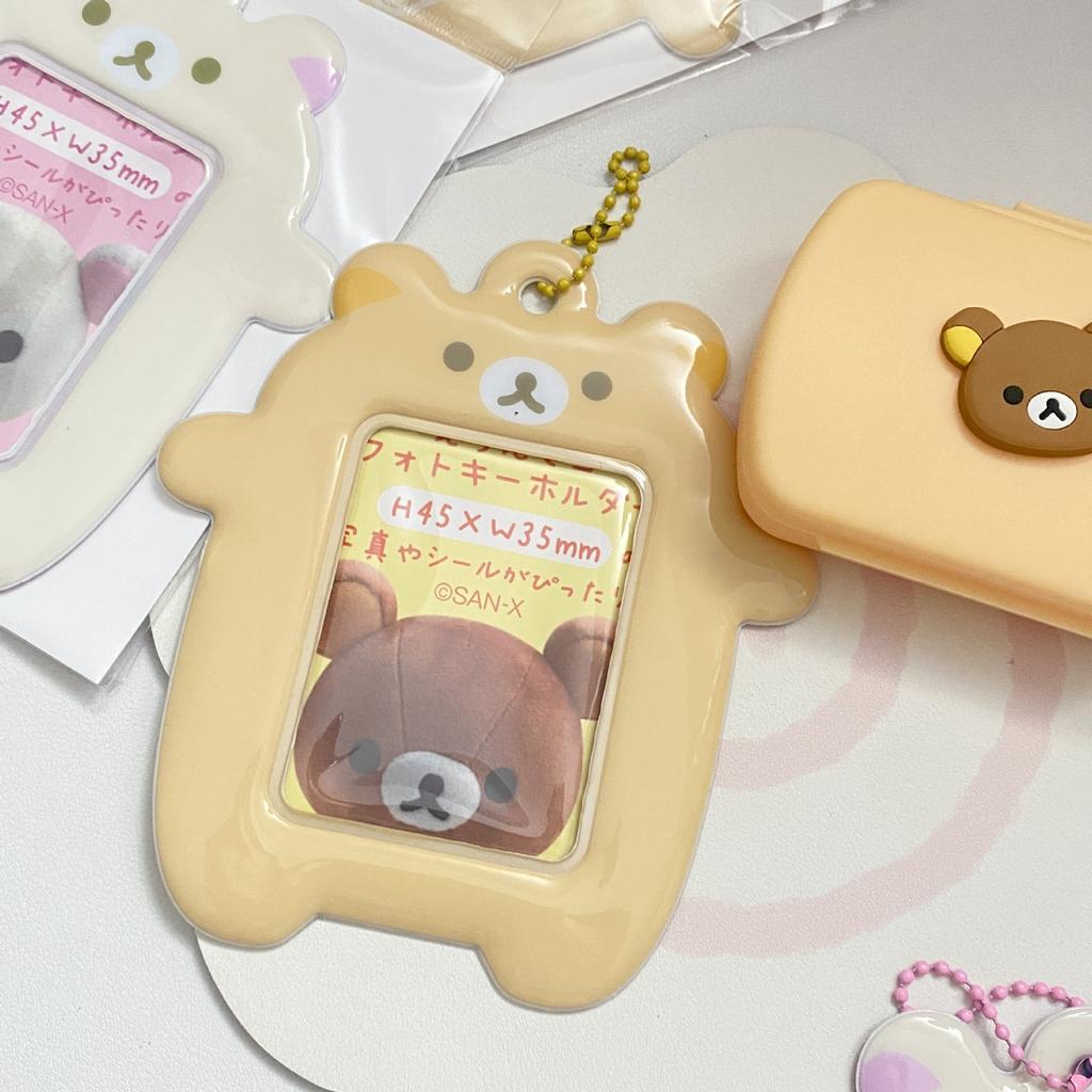 Kawaii Baby Bear Shaped Pocard Holder for 3inch Po Cute Bear Po Sticker Purikura Holder Anime Goods Card Goo Card Case