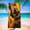 Cool Movie D-Doom Anime Beach Swimming Towel Soft Absorbent Washcloth Children's Gifts For Kids Travel Camping Gym