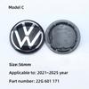 4Pcs Car Hub Cap Wheel Center Cover Decorative Accessories For VW Atlas Jetta Touareg Variant Golf Polo GTI Taos Nivus Tiguan