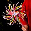 Twister Stick Glowing Rotating Lantern Unfinished DIY Material Kit Rotating Lamp Cute Cartoon Spinning Horse Lantern DIY