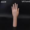 Flexible Joint Silicone Female Hand Model Realistic Lifelike Fake Hand for Manicure Display Tattoo Training