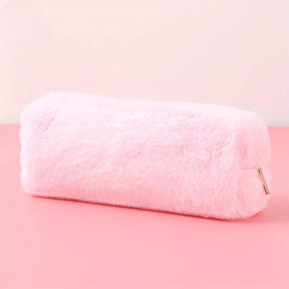 Kawaii Pencil Case Plush Pencil Bag Girl School Kit Stationery Large Capacity Pencil Case Pen Box Cosmetic Pouch Storage Bag