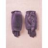 Daiso Detachable Fur Women Gloves Purple