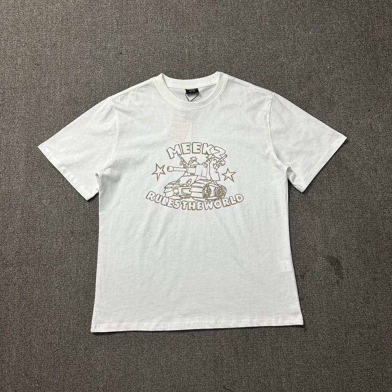 Corteiz Short Sleeve T-Shirt Mens Loose Fit Graphic Print Crew Neck Casual Streetwear Tee