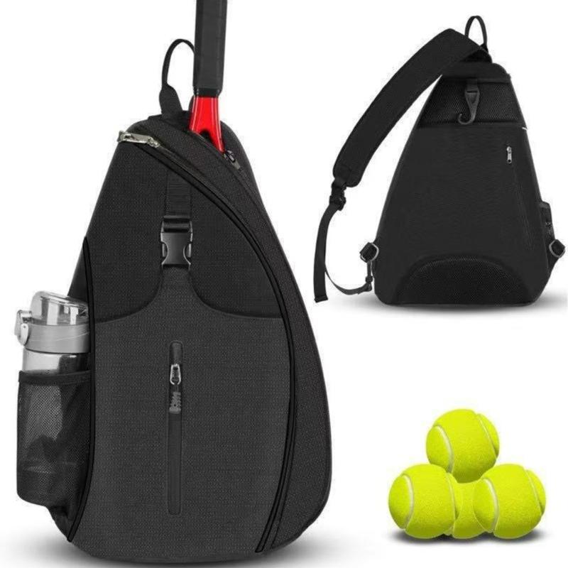 Water Resistant Badminton Rackets Bag Adjustable Badminton Racquet Cover With Shoulder Strap And Shockproof Padding