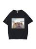 Funny Pathetic Cat Meme Graphic Print Wo'unisex T Shirts Hip Hop Vintage Tee Clothes Creativity Casual Tops Womans Short Sleeve ?