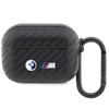 Custodia per AirPods Pro BMW Carbon Metal Logo Nera