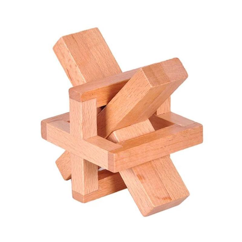 WeiCheng Luban Lock Puzzle Unlock Interlock Game IQ Test Brain Teaser for Mental Challenge Educational Toys Kids Adults