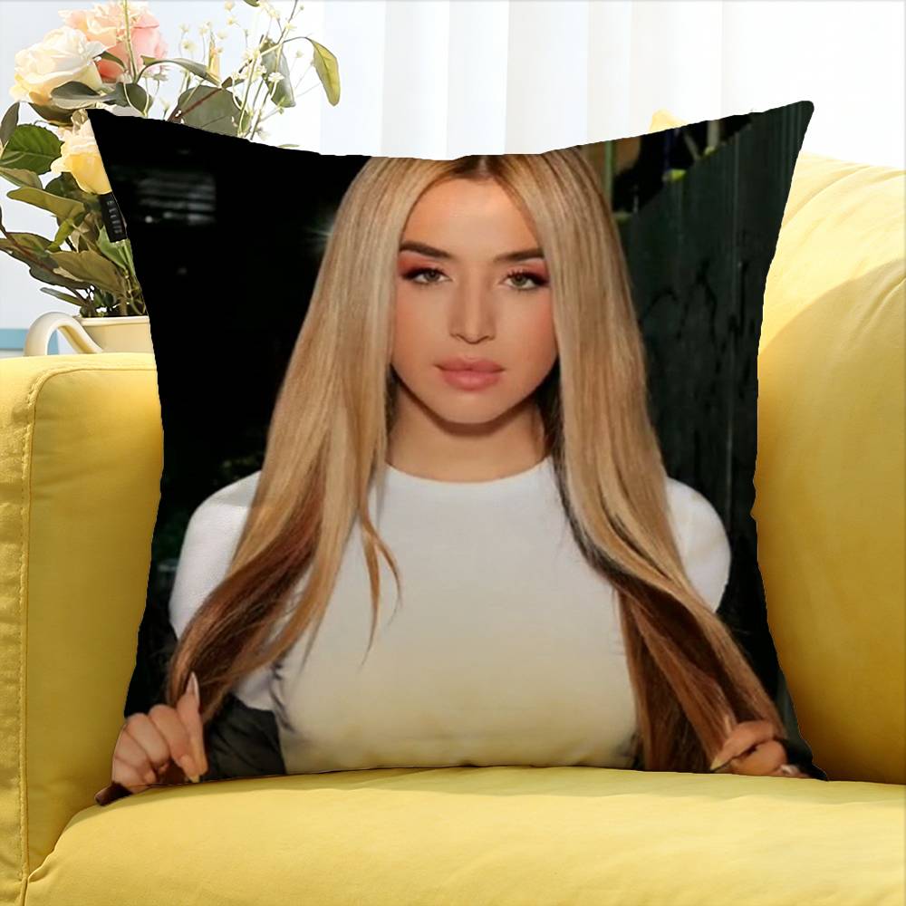 Music Singer Llola Indigo Various Sizes Square Pillow Case For Car Home Bedchamber Decor