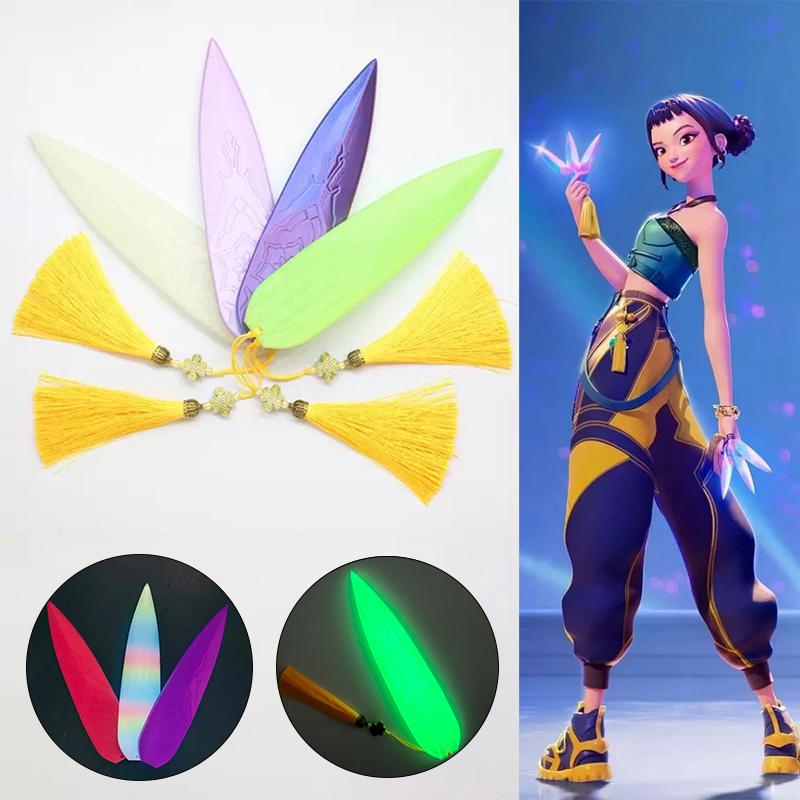 Demon Hunter Zoey Lights Dart Weapons Props Kpop Demon Hunter Party Glow In the Dark Party Supplies Zoey Costume Accessories