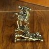 Bronze Horse Desktop Decoration Living Room Tea Table Sculpture Metal Craft Home Decorations Chinese Zodiac Horse Statue