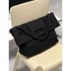 Large capacity student bag, women's broadband crossbody bag, high-end sense of the multi-purpose messenger bag, commuter tote bag