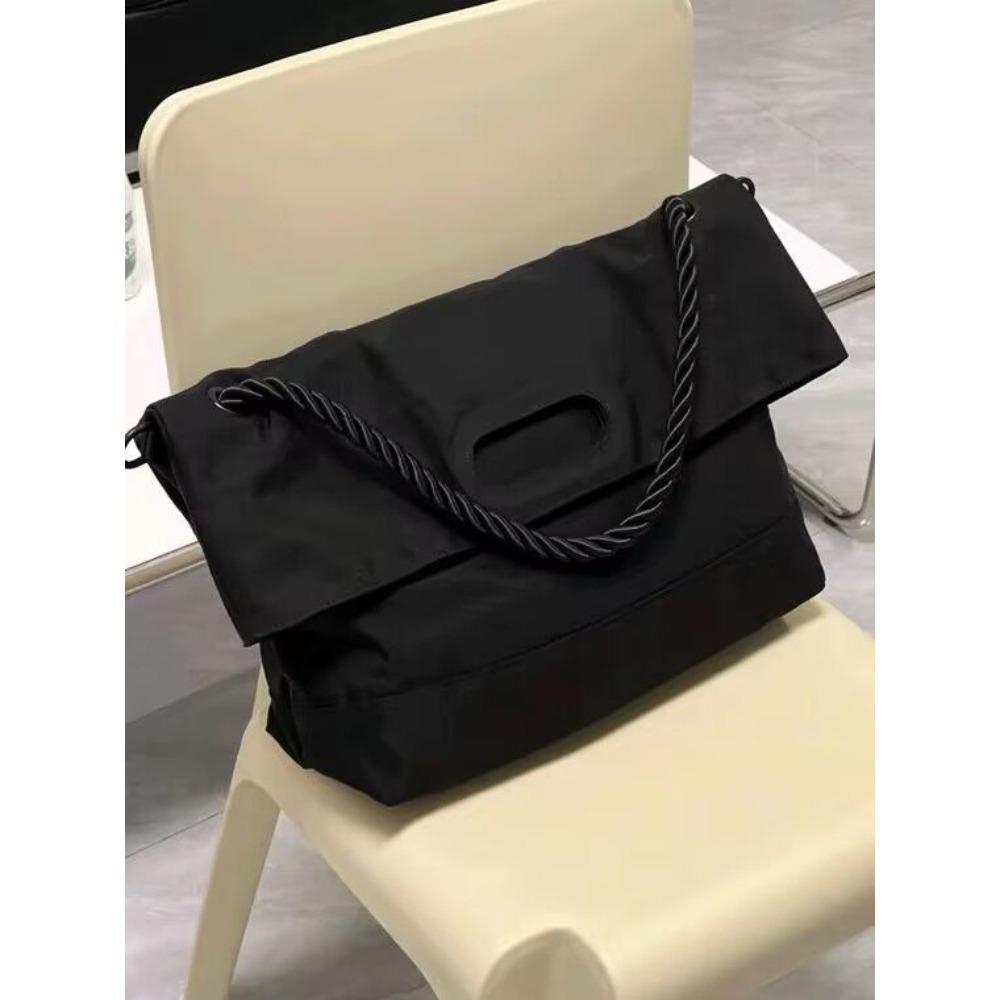 Large capacity student bag, women's broadband crossbody bag, high-end sense of the multi-purpose messenger bag, commuter tote bag