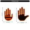 Car Back Window Sign Fun Gesture Finger Light with Remote Hand Gesture Light for Car Road Rage LED Sign Car Accessories