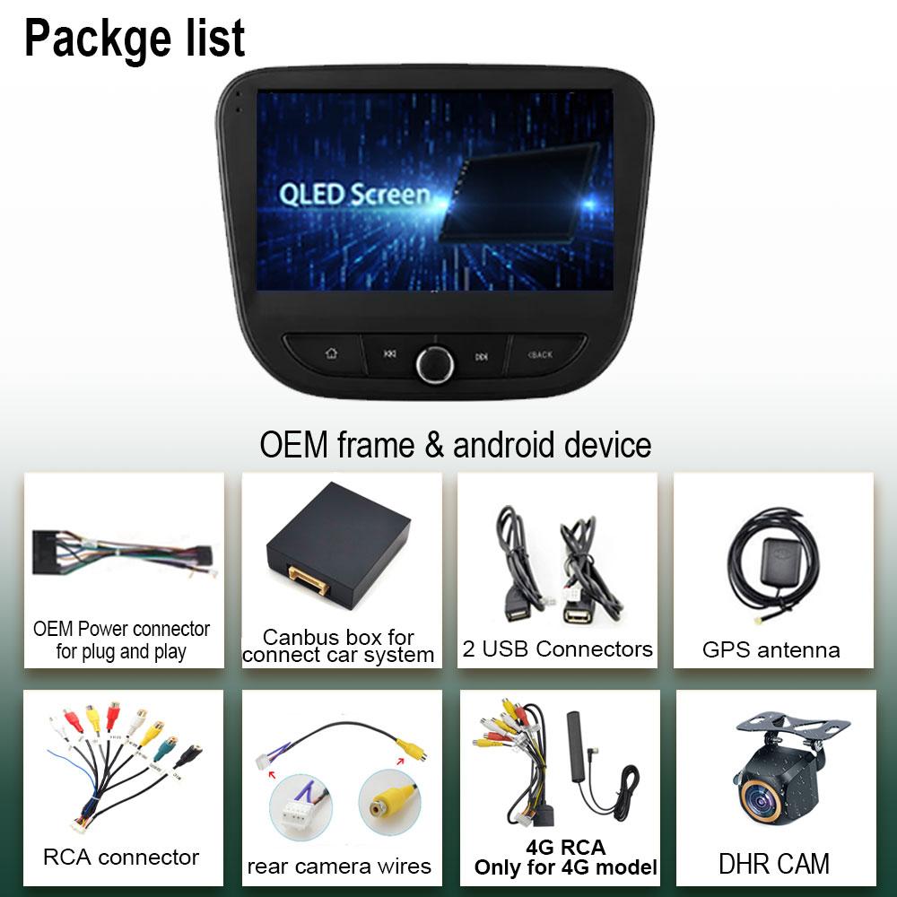 Car For Chevrolet Malibu 9 2015 - 2022 Android Auto Radio Head Unit Multimedia Player GPS Navigation Carplay QLED BT No 2din DVD