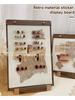 Retro Hand-Account Style Nail Art Display Board: Wearable Nail Tips & Gel Color Showcase Stand