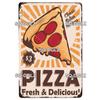 Vintage Metal Tin Sign Pizza Party Wall Decor Retro Kitchen Cafe Bar Home Plaque