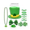 Punk Shamrock Top Hat Adult Bangles&Necklace Saint Patricks Day Party Glasses