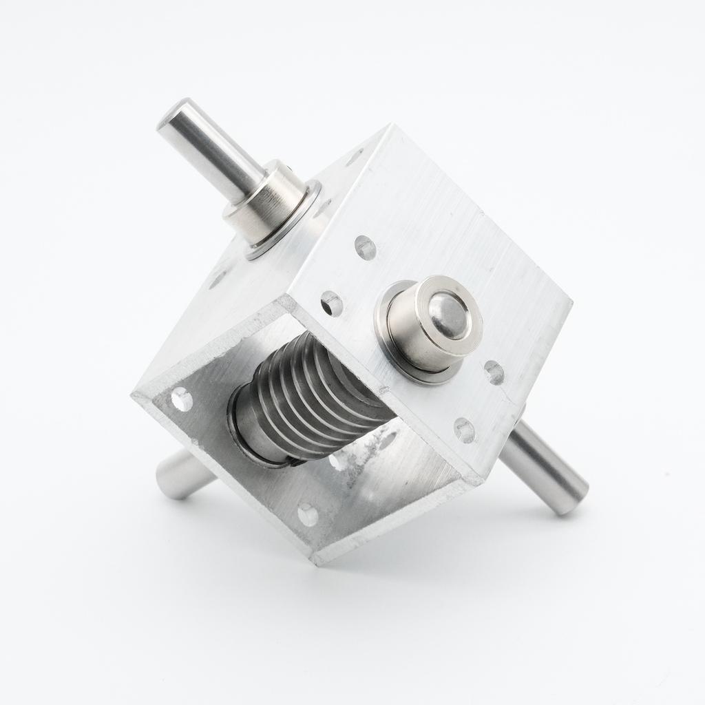 1:20 8MM High Torque Metal Gearbox Worm Gear Reducer DIY Robot Toy Car Precision Gear Ratio For Enhanced Performance