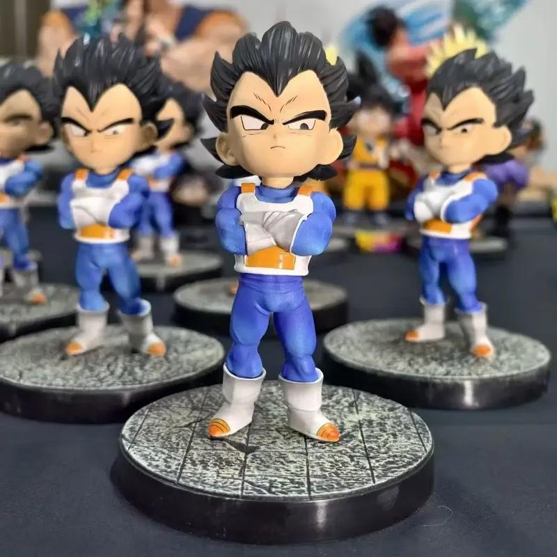 18cm Gk Model Anime Dragon Ball Shf Daima Chibi Vegeta Super Saiyan Soldier Figure Pvc Collectible Statue Figurine Boys Toy Gift Round Sensory