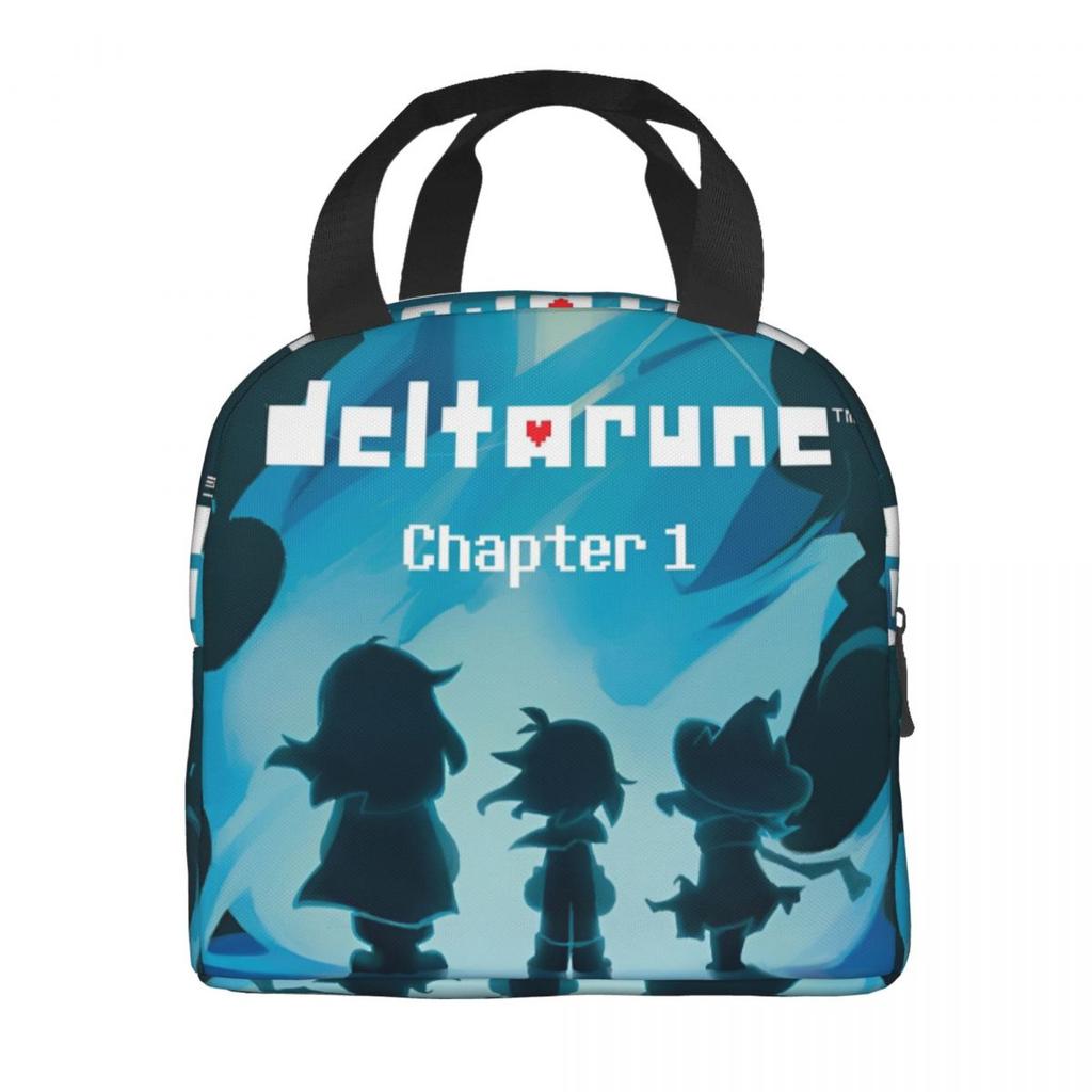 Deltarune Kapitel 3 Videospiele Merch Isolierte Lunchtasche Für Reiseaufbewahrung Lebensmittelboxen Wiederverwendbare Kühlbox Thermische Lunchbox