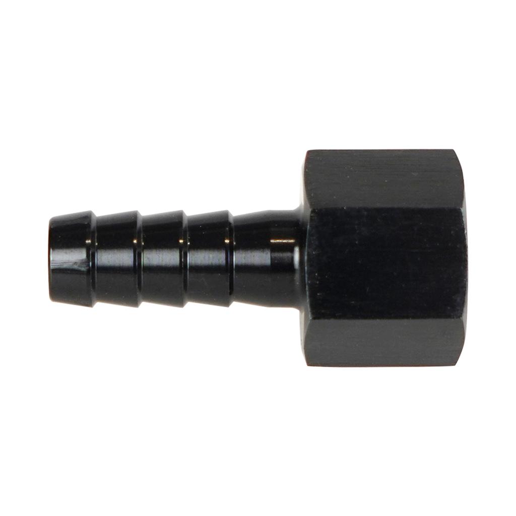 8AN Straight Swivel Hose End Fitting, Aluminum Anodized 8AN Female To 3/8'' Barb Hose Fitting