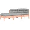 Vidaxl Sofa Ogrodowa Z Poduszkami I Podnóżkiem, 2-Osobowa
