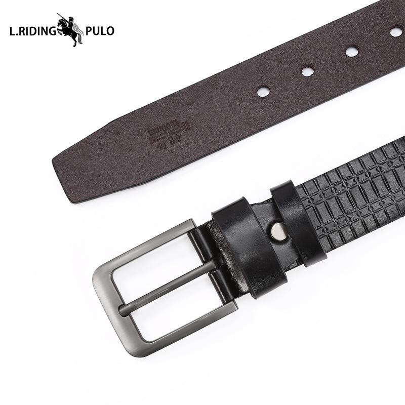 Pin Buckle Leather Belt Men Jeans Fashionable All-match Belt High Quality Casual Belt