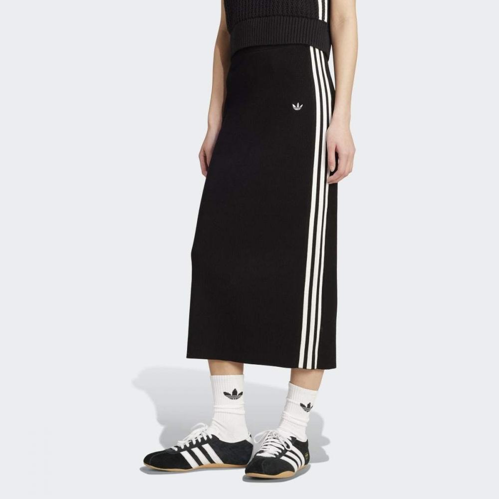 Adidas Adicolor Knit 3 Stripe Skirt Jw2661 AXS(85)