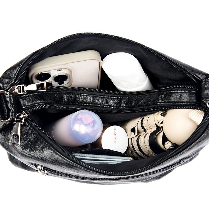 Women's Bag Multi-Pocket Shoulder Bag Lightweight Large Capacity Crossbody Bag
