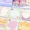 MINKYS 50 Sheets Kawaii Cartoon Square Memo Pads Paper To Do List Journal Note Paperlaria DIY Material Stationery